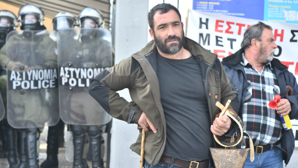 Αγρότες λιμάνι Βόλου